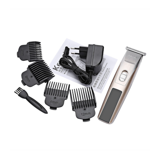 Επαναφορτιζόμενη Κουρευτική Μηχανή Kemei Km-2158 image 0