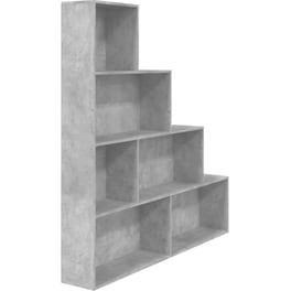 Βιβλιοθήκη VidaXL από Μοριοσανίδα 155x24x160 cm - Γκρι
