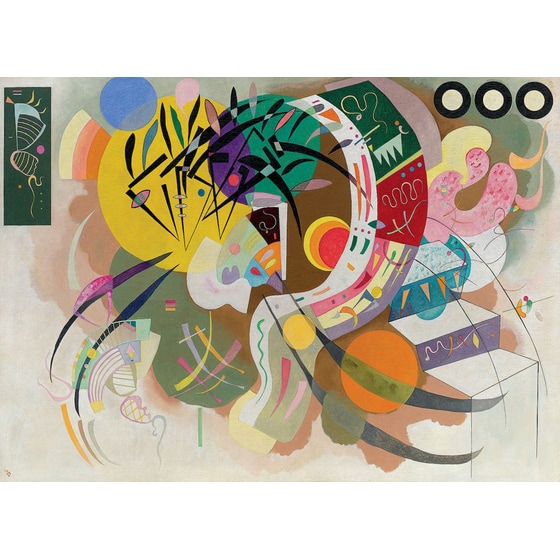 Παζλ Eurographics Wassily Kandinsky: Dominant Curve (1000 Κομμάτια) image 2