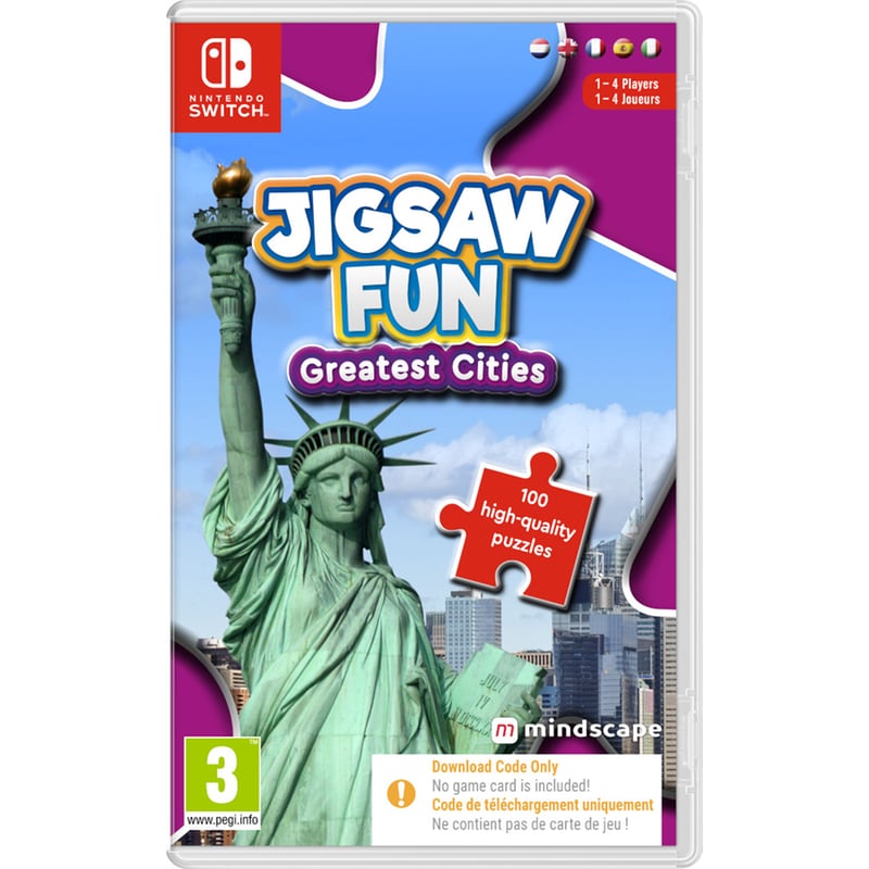 Jigsaw Fun: Greatest Cities (Code in a Box) - Nintendo Switch 1681601