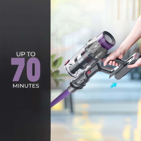 ROHNSON MAMBA M35 28.8 V 0.6 L Μπλε Aqua Σκούπα Stick image 9