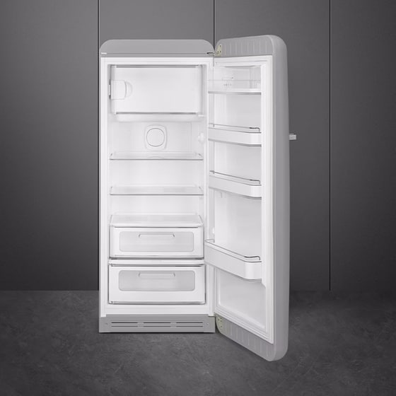 SMEG FAB28RSV6 270 Lt Ασημί Ψυγείο Μονόπορτο image 1