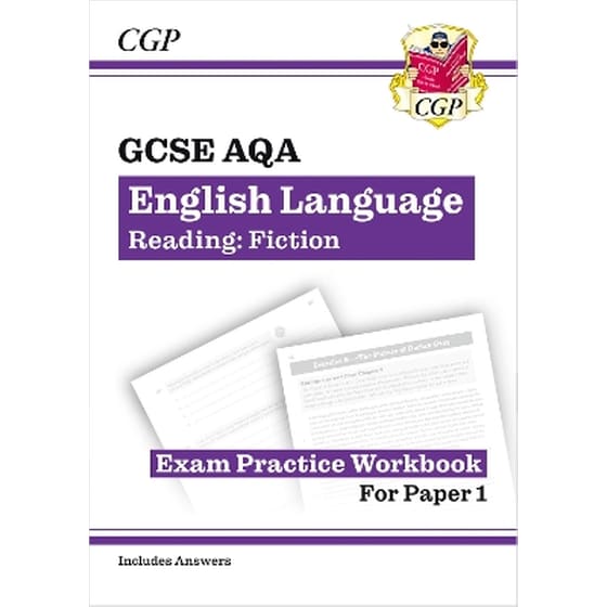 GCSE English Language AQA Reading Fiction Exam Practice Workbook (for Paper 1) - inc. Answers image 0