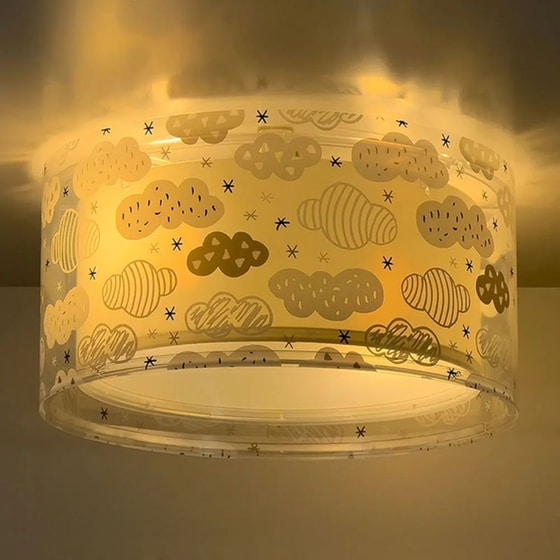 Παιδικό Φωτιστικό Οροφής Ango Clouds Πλαφονιέρα 41416E - Γκρι image 1