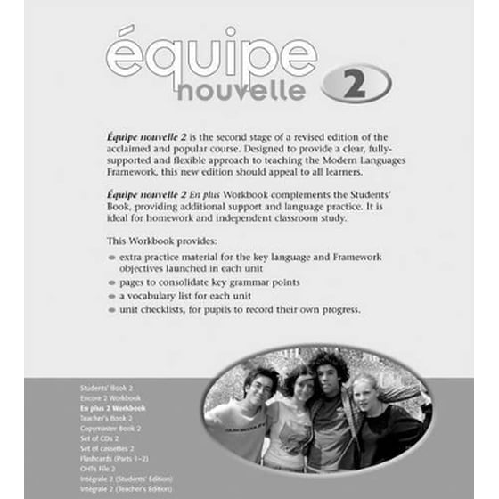 Équipe nouvelle: 2: En Plus Workbook image 0