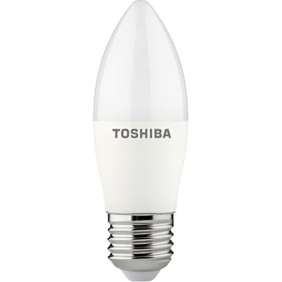 Λάμπα LED Toshiba C37 E27 8W 3000K - Θερμό Λευκό image 0