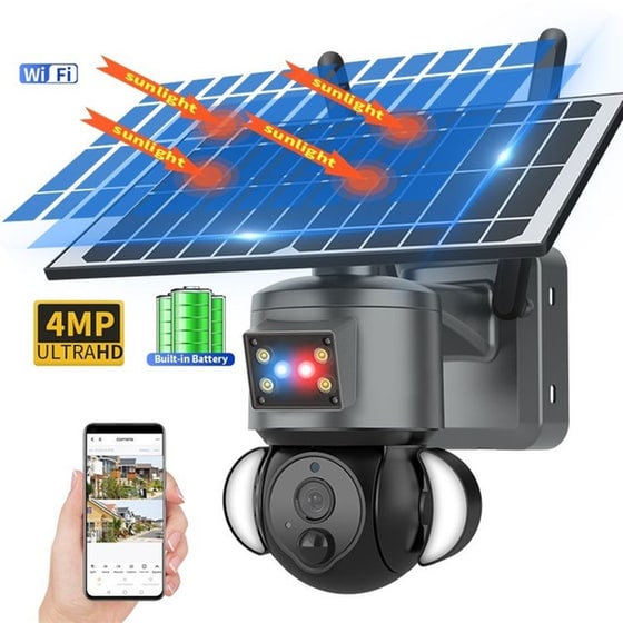 Wifi Solar Dom Camera Ultrahd 3k Jk14-s528-3mp image 2
