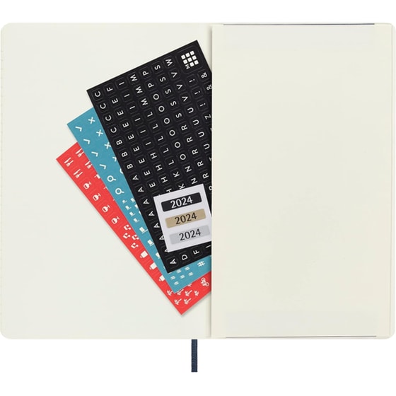 Ημερολόγιο Ημερήσιο Moleskine 2024 12Μ L Sap. Blue Μαλακό image 4