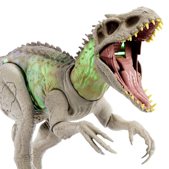 Παιχνιδολαμπάδα Mattel Jurassic World Νέος Indominus Rex (HNT63) image 3