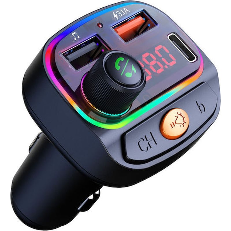 FM Transmitter Osio OFT-4265BT - Μαύρο