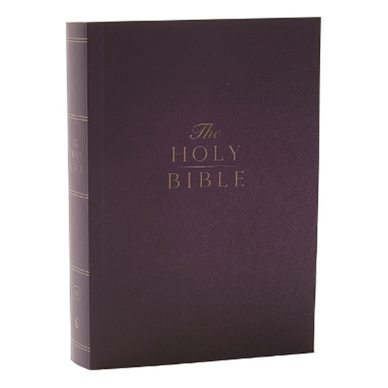 KJV Compact Bible w/ 43,000 Cross References, Purple Softcover, Red Letter, Comfort Print: Holy Bible, King James Version