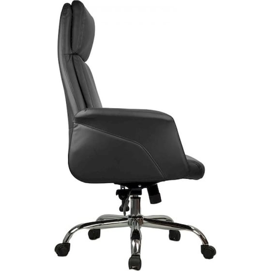 Καρέκλα Γραφείου Διευθυντή 24Mall Dero από Τεχνητό Δέρμα - Μαύρη image 3