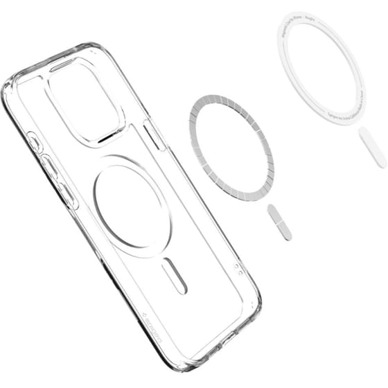 Θήκη Apple iPhone 15 Pro Max - Spigen Ultra Hybrid Magfit - Frost Clear image 4