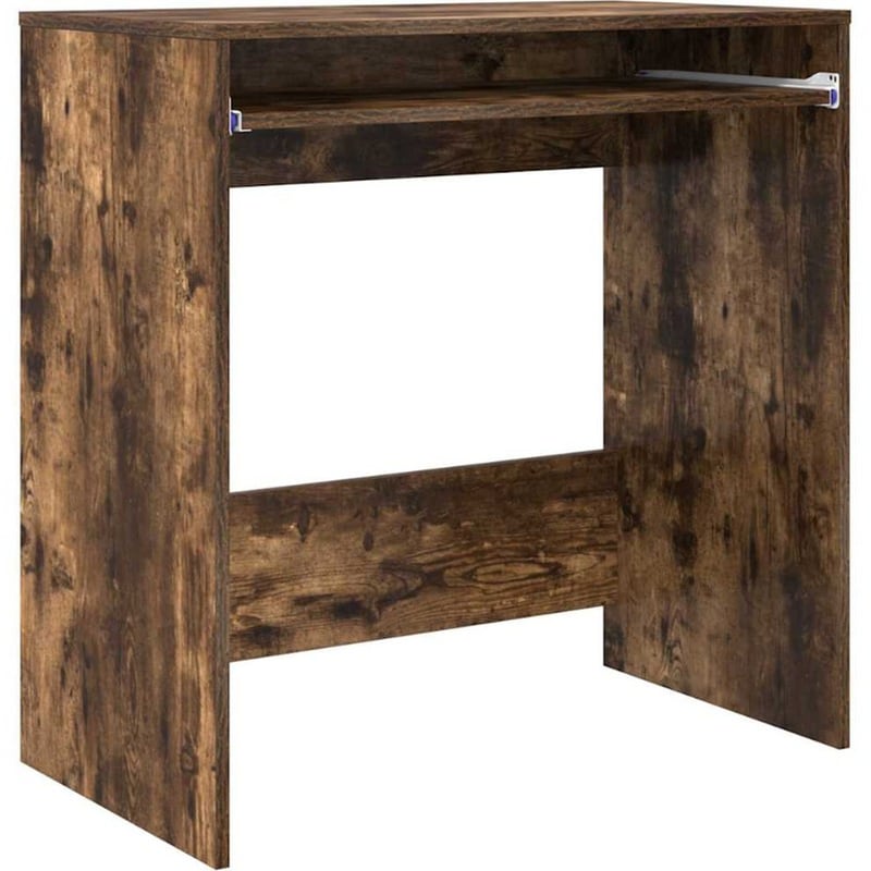 Γραφείο VidaXL από Επεξεργασμένο Ξύλο 77,5x43x79 cm - Καπνιστή Δρυς
