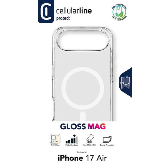 Θήκη Apple iPhone Air - Cellular Line Gloss Mag - Transparent image 5