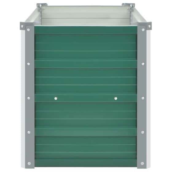 Vidaxl Ζαρντινιέρα Κήπου Πράσινη 100x40x45 Εκ. Γαλβανισμένος Χάλυβας image 5