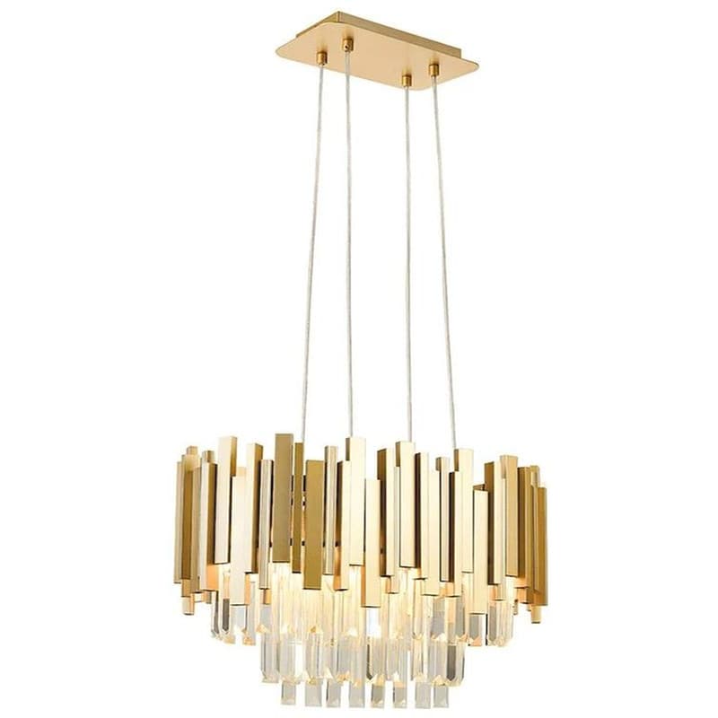 Φωτιστικό Οροφής Πολύφωτο Aca Decor Empire Eg6174p50cg από Αλουμίνιο - Χρυσό