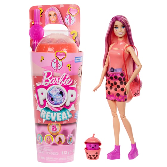 Κούκλα Barbie Pop Reveal Bubble Tea Pink - Ροφήμα Μάνγκο image 0