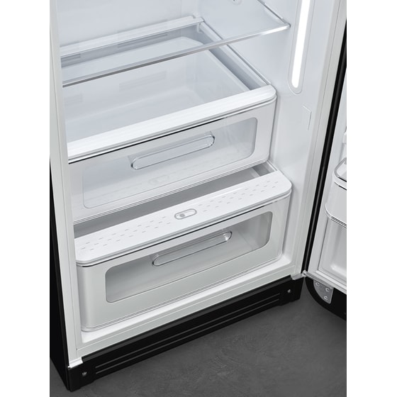 SMEG FAB28RBL5 270 Lt Μαύρο Μονόπορτο Ψυγείο image 7