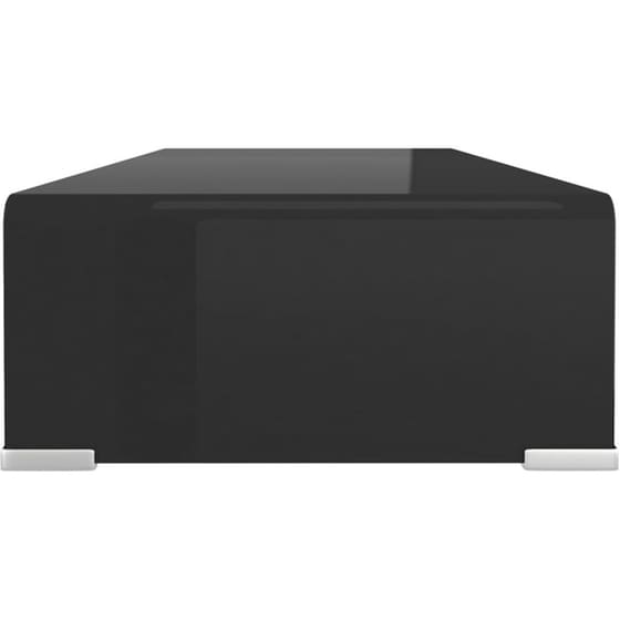 Έπιπλο Τηλεόρασης VidaXL Γυάλινο 70x30x13cm - Μαύρο image 3