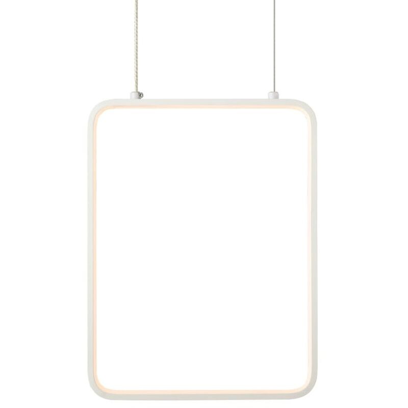 Φωτιστικό Οροφής Led Aca Symetria V30ledp26wh Μεταλλικό - Λευκό