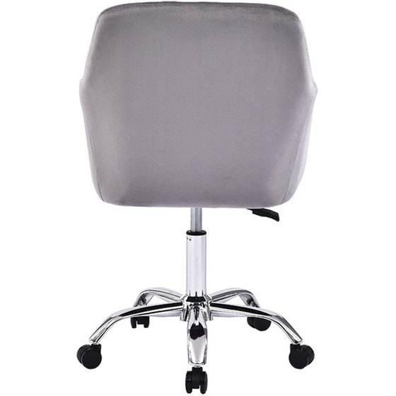 Καρέκλα Γραφείου Εργασίας Xever Pakoworld από Βελούδο - Γκρι image 4