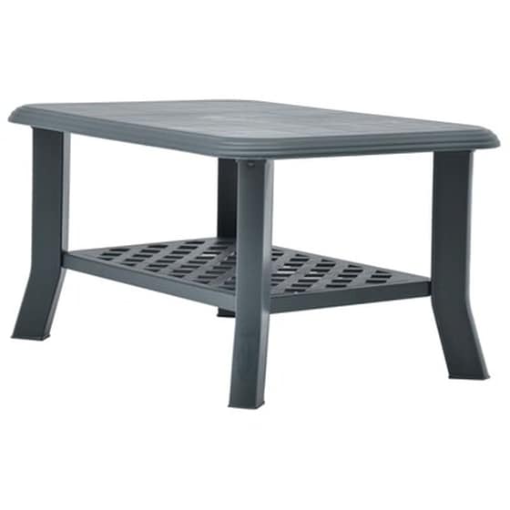 Τραπεζάκι Σαλονιού VidaXL από Πλαστικό 90x60x46cm - Πράσινο image 4
