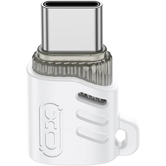 Αντάπτορας XO NB256G USB-C Female σε micro-USB Female - Λευκό image 2