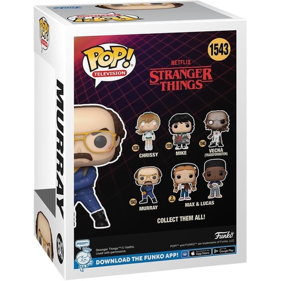 Funko Pop! Television - Stranger Things - Murray #1543 image 1