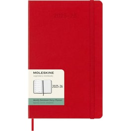Ημερολόγιο Εβδομαδιαίο Moleskine 2025-2026 18Μ Large Scarlet Red Hard