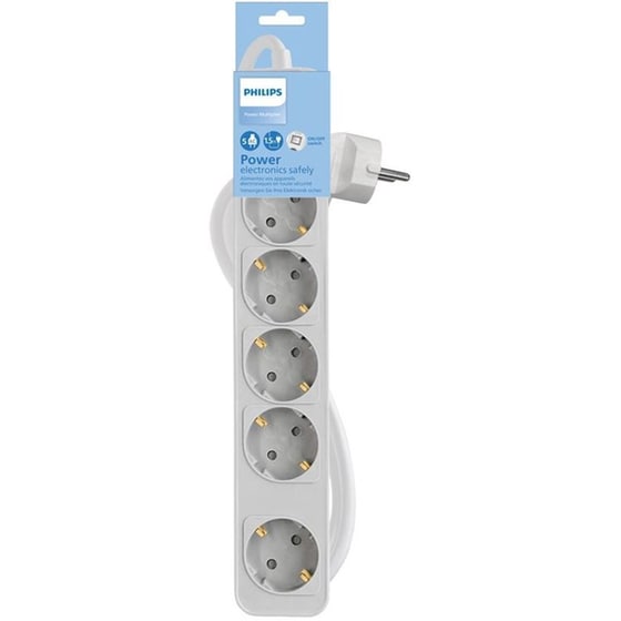 Philips CHP2154W 5 Θέσεων 1.5m - Λευκό image 1