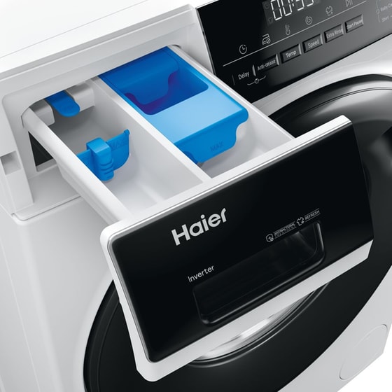 HAIER HW100-BP14939-S 10 kg 1.400 Στροφές Λευκό Πλυντήριο Ρούχων image 7
