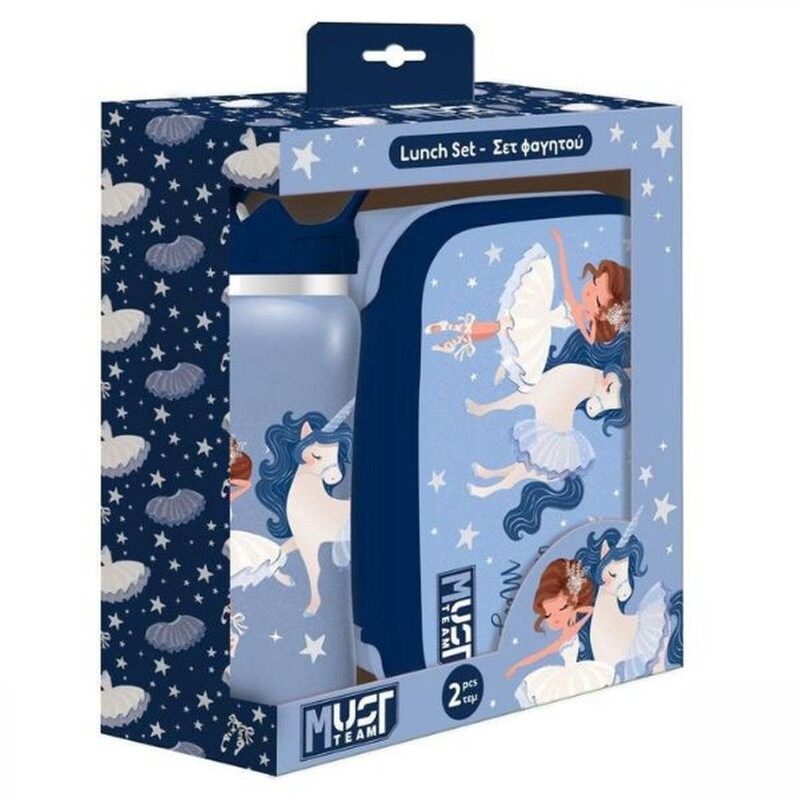 Σετ Φαγητού Must Team Believe in Magic Φαγητοδοχείο 800ml Παγούρι Ανοξειδωτο 500ml