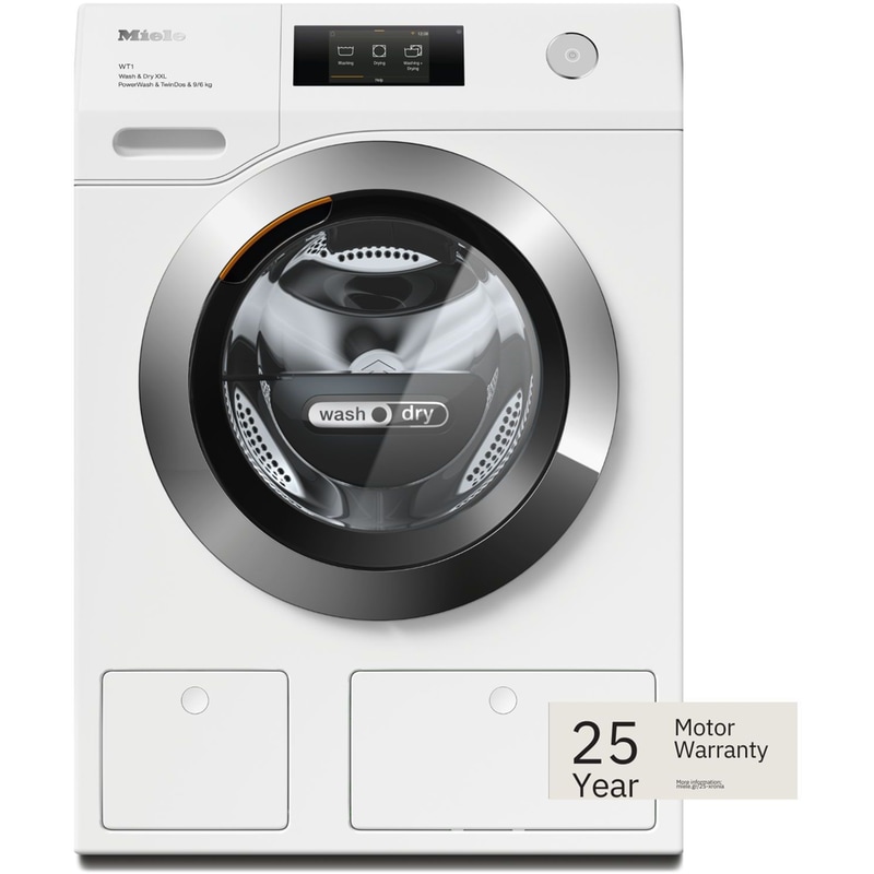 MIELE WTW870WPM 9kg/6kg 1.600 Στροφές με WiFi Λευκό Πλυντήριο Στεγνωτήριο