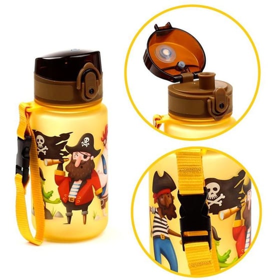 Παγούρι Puckator Παιδικό Ecozen Jolly Rogers Pirates 350 ml image 3
