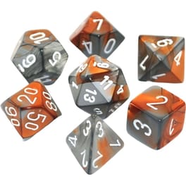 Chessex Gemini - Copper-steel/White CHESSEX