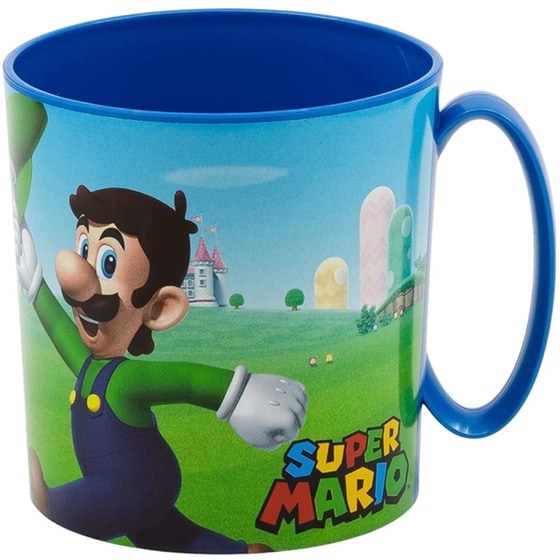 Παιδική Κούπα Gim Micro Super Mario από Πλαστικό 350 ml 1 τχμ σε Διάφορα Σχέδια - Μπλε image 3