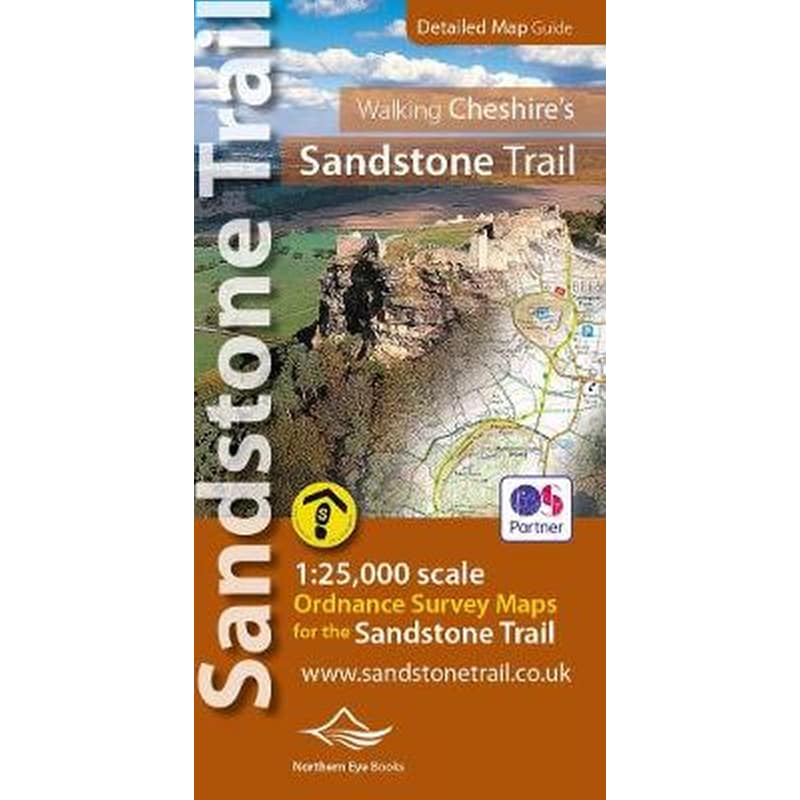 Walking Cheshires Sandstone Trail - OS Map Book