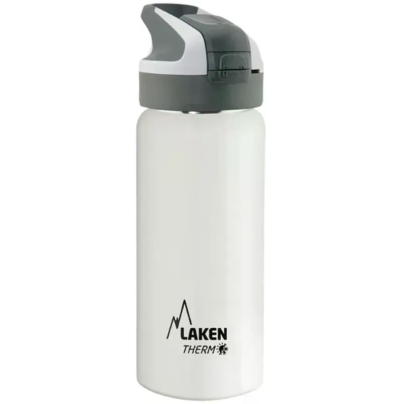 LAKEN Παγούρι Θερμός Laken με Καλαμάκι Λευκό 500ml