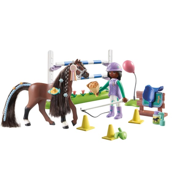 PLAYMOBIL® Horses of Waterfall Εκπαίδευση αλόγου με την Zoe και τον Blaze (71355) image 1