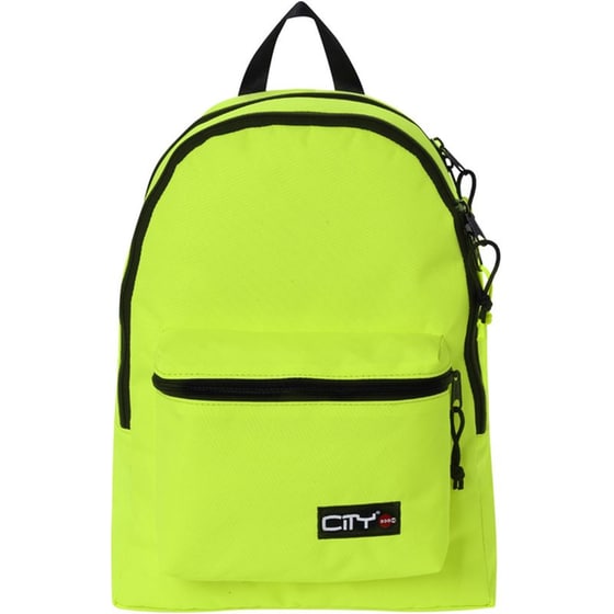 Τσάντα Πλάτης City Double Fluo Yellow Κίτρινο image 0