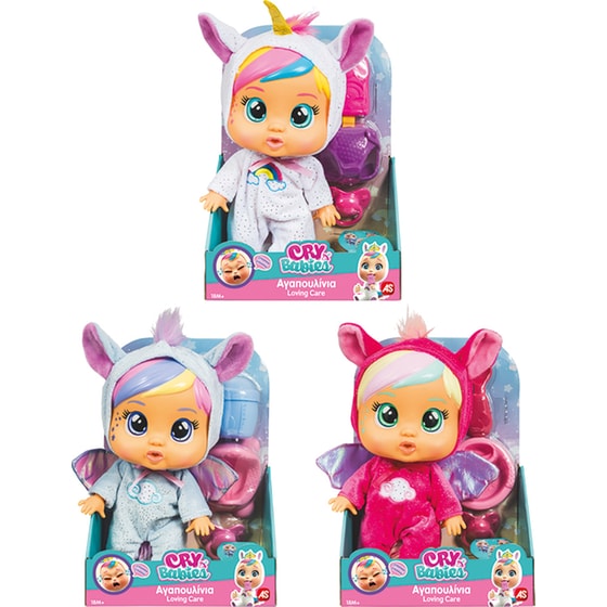 Cry Babies Κλαψουλίνια Αγαπουλίνια Loving Care Fantasy - Διαδραστική Κούκλα Κλαίει Με Αληθινά Δάκρυα image 1