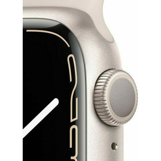 Apple Watch Series 7 45mm Aluminum - Starlight Sport image 2