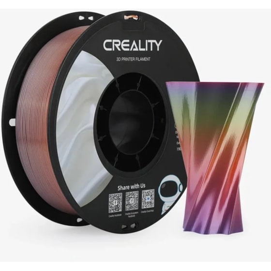 Creality CR-PLA 1.75mm Silk Rainbow 3D Printer Filament image 0