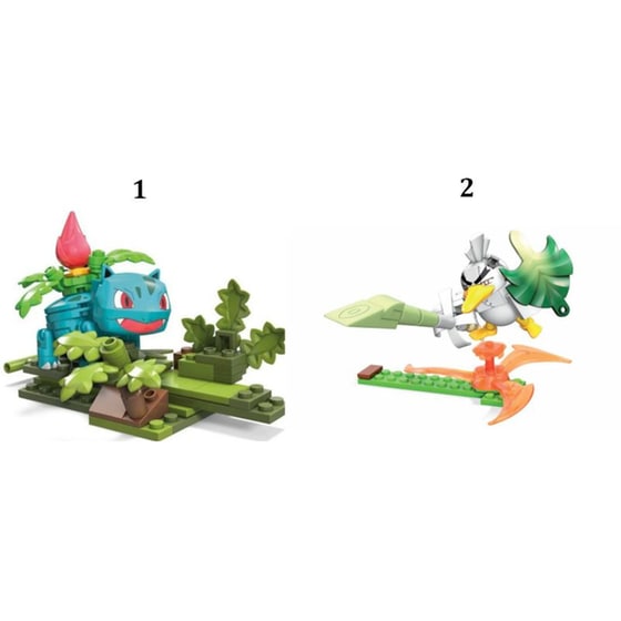 Mega Bloks Τουβλάκια Pokemon - Power Packs (2 Σχέδια) Τυχαία Επιλογή Σχεδίου (84/ 86 Κομμάτια) image 2