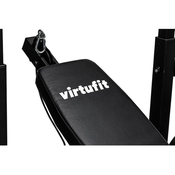 Πάγκος Γυμναστικής VIRTUFIT B02030 Ρυθμιζόμενος Μαύρος image 1