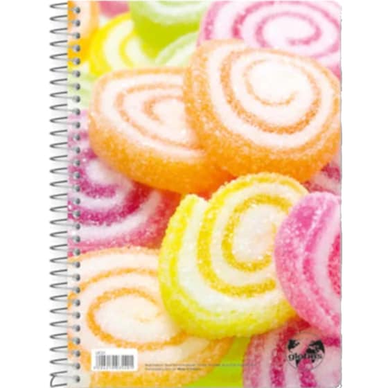 Τετράδιο Σπιράλ GLOBUS A4 3 Θεμάτων Candy (1 Τεμάχιο) image 1
