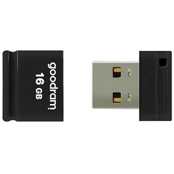 Goodram 16GB USB 2.0 Stick  - Μαύρο image 1