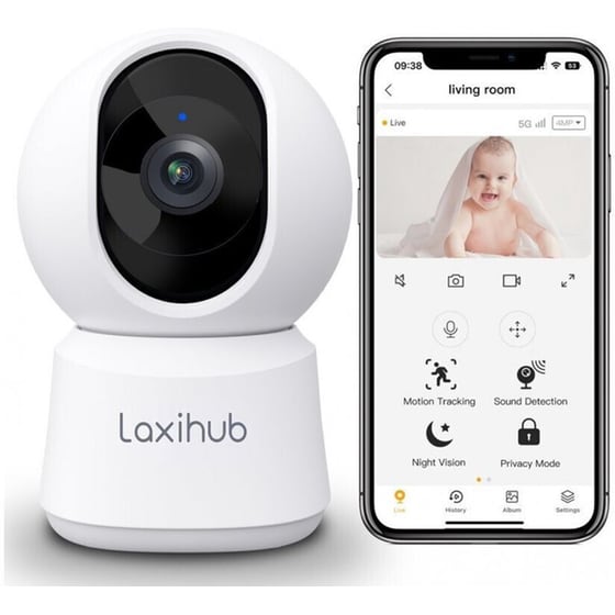 Ασύρματη IP Camera Privileg P2F HD624A 5MP Dome με WiFi & Pan/Tilt image 0