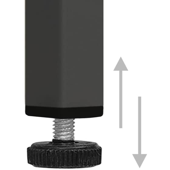 Έπιπλο Τηλεόρασης VidaXL Ατσάλι 105x35x50cm - Ανθρακί image 6